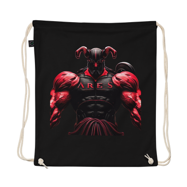 Ares Jerky Organic Cotton Drawstring Bag